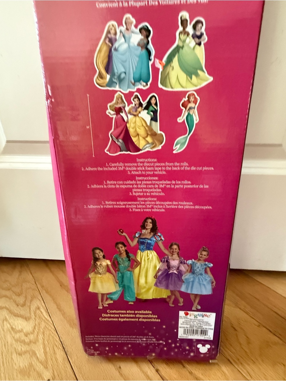 Disney Princess Trunk Decorating Kit - Pink-NWT! - Picture 6 of 7